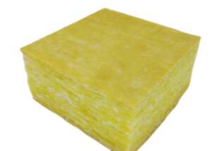 Glass fiber resilient blanket