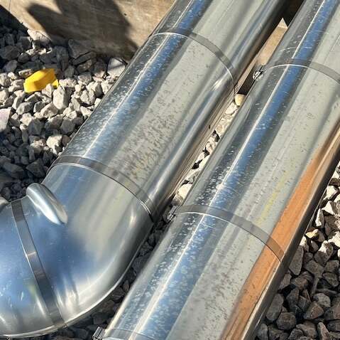 aluminum jacketing discoloration