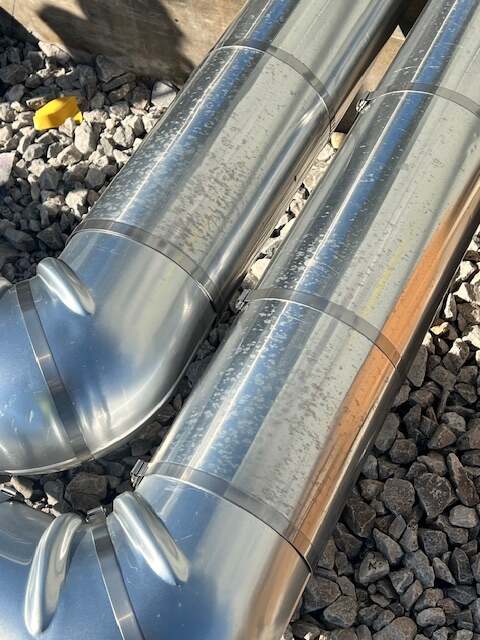 aluminum jacketing discoloration